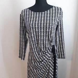 Black and White Dress